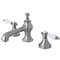 Kingston Brass KC7068BPL 8" Widespread Bathroom Faucet, Brushed Nickel KC7068BPL - alternate 1